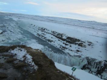a slightly different view of Gullfoss